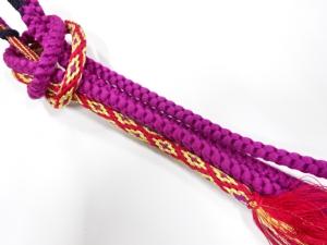 正絹　手組帯締め